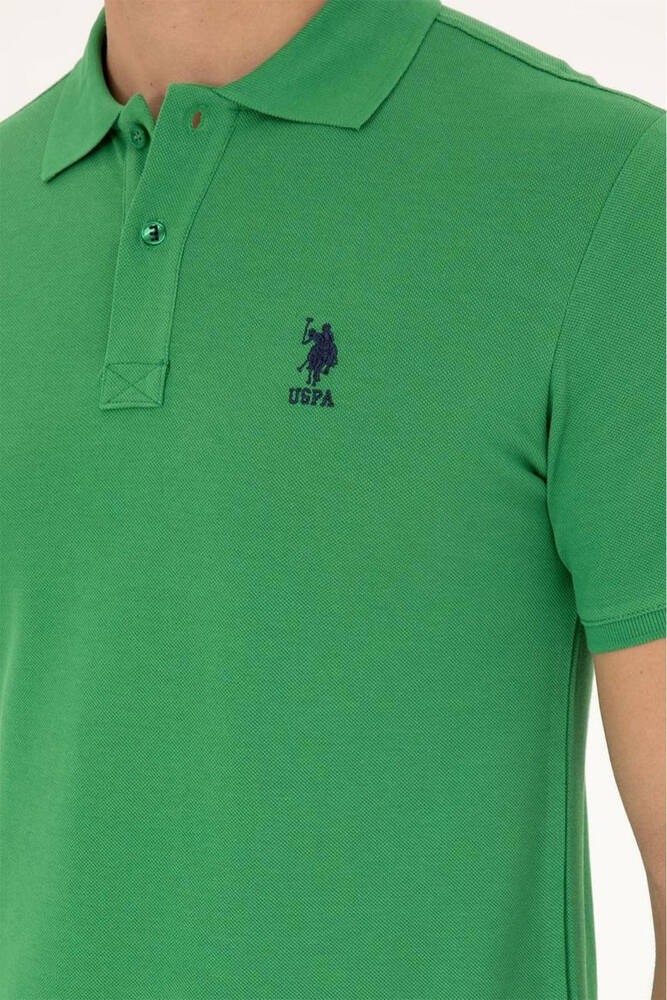 Erkek Polo Yaka Basic Tişört 000-1794860 Yeşil 