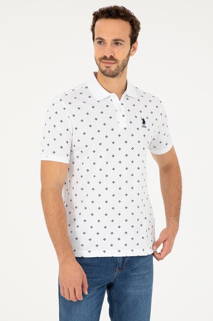 Us Polo Assn. - Erkek Tişört 000-1826887 Beyaz 