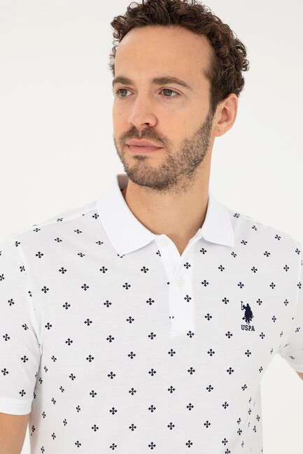 Us Polo Assn. - Erkek Tişört 000-1826887 Beyaz (1)