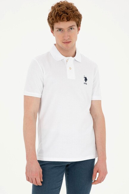 Us Polo Assn. - Erkek Tişört 000-1832986 Beyaz 