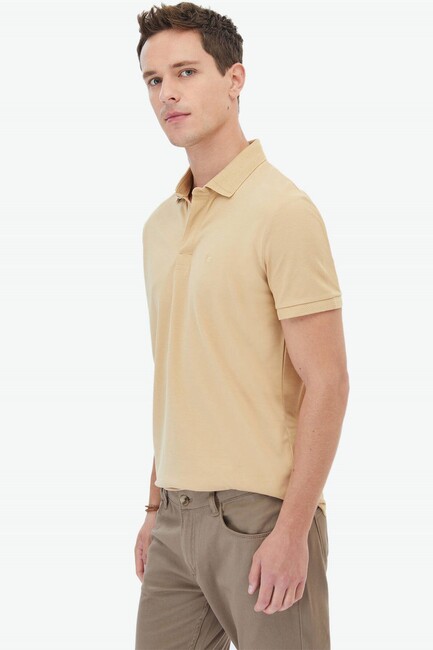 Kip - Erkek Polo Yaka Tişört 10148382 Camel 