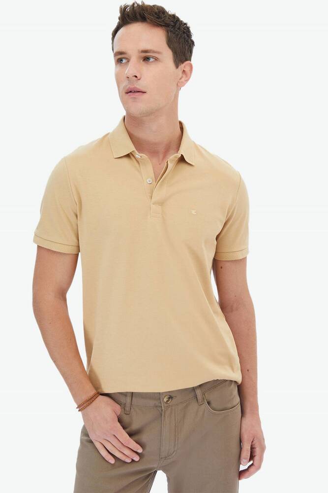 Erkek Polo Yaka Tişört 10148382 Camel 