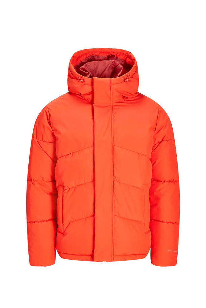 Erkek World Puffer Mont 12259850 Turuncu 