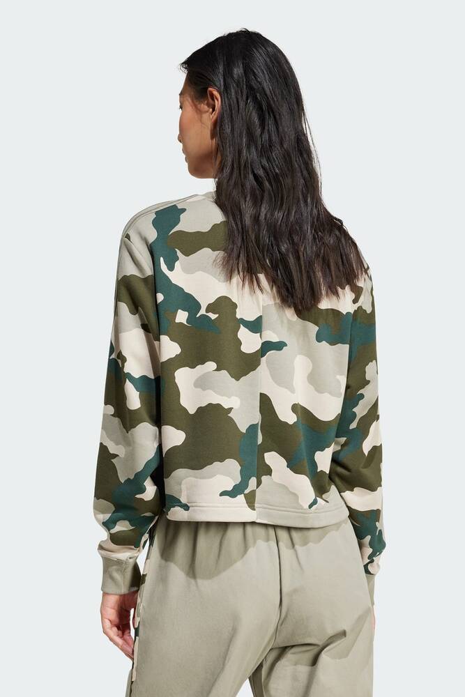 Kadın Camo AOP Sweat IY1683 Bej 