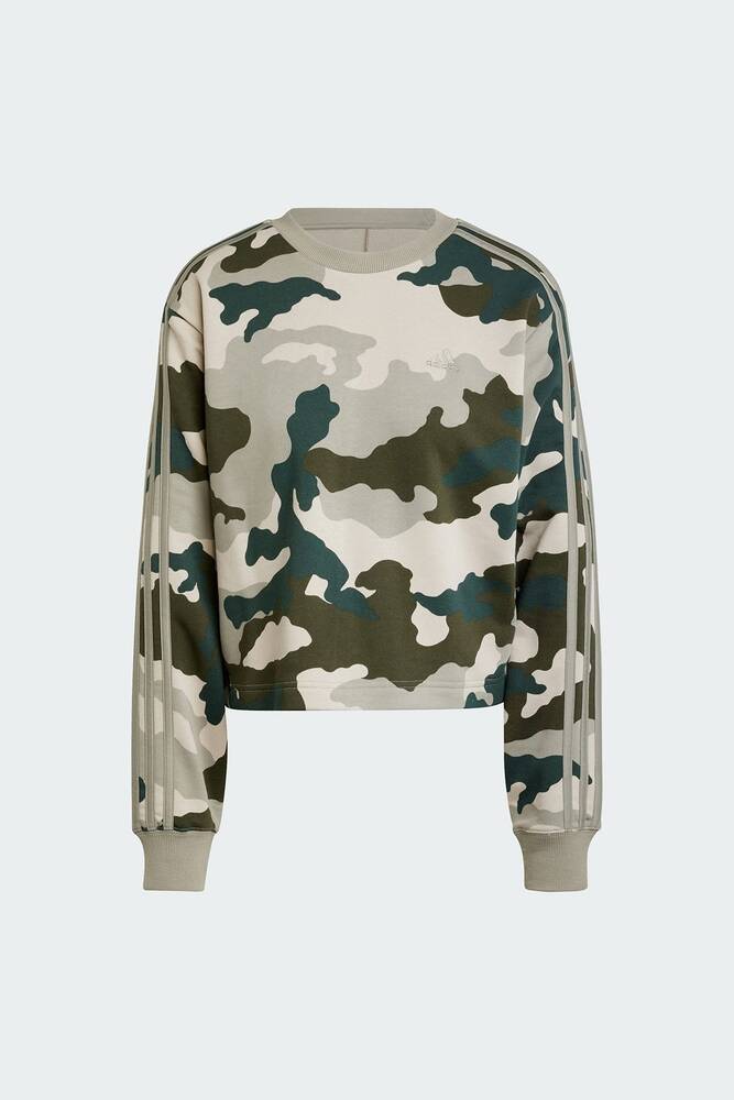 Kadın Camo AOP Sweat IY1683 Bej 