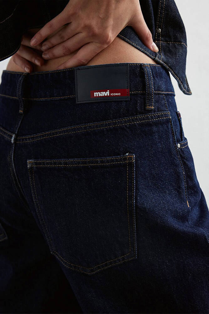 Kadın Ella Iconic Rinse Jean Pantolon 1011044-89424 Lacivert 