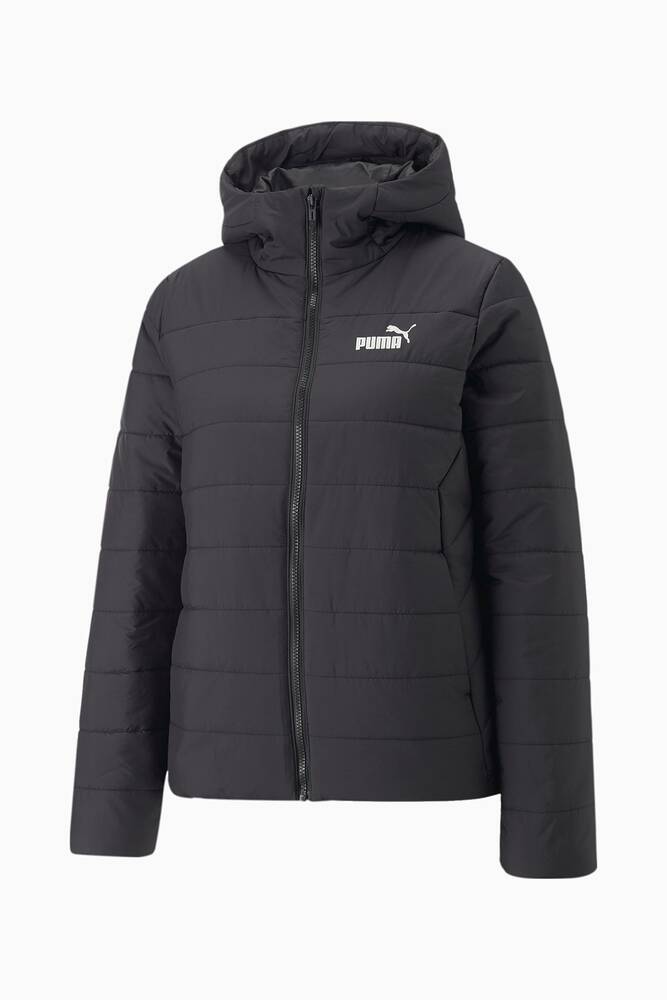 Kadın ESS Hooded Padded Ceket 848940-01 Siyah 