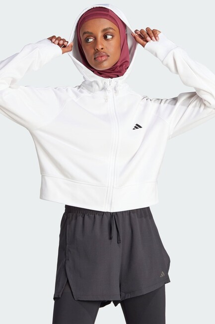 Adidas - Kadın Game and Go Sweat IM2688 Beyaz 