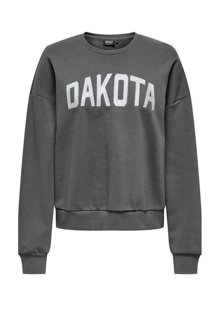 Only - Kadın Jolana Glıtter Sweat 15304729 Gri 