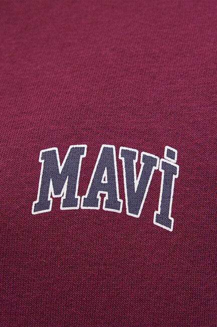 Kadın Mavi Logo Sweat 1611600-87830 Mor - Thumbnail