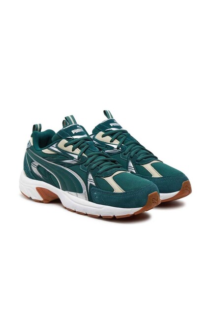 Puma - Kadın Milenio Tech Suede Ayakkabı 393489-08 Yeşil (1)