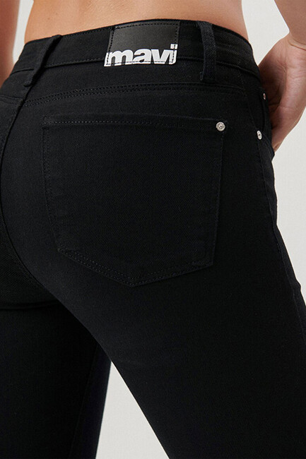 Kadın Tess Double Black Jean Pantolon 100328-35252 Siyah - Thumbnail