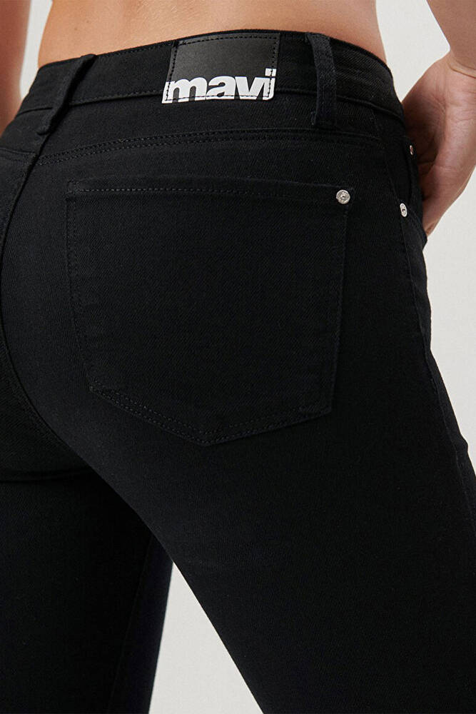 Kadın Tess Double Black Jean Pantolon 100328-35252 Siyah 