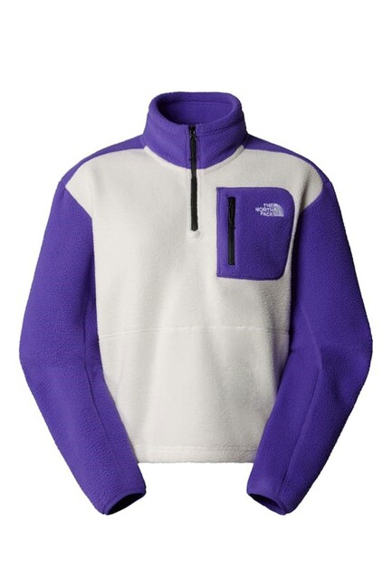 The North Face - Kadın Yumıorı 1/4 Zıp Sweat NF0A88439IA1 Beyaz (1)