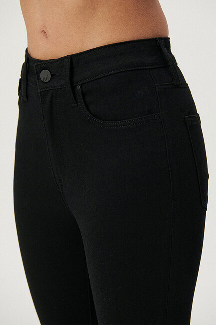 Mavi Kadın A.C.A.İ.P Double Black Pantolon Jean 101065-31103 Siyah - Thumbnail