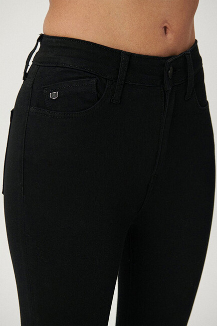 Mavi Kadın A.C.A.İ.P Double Black Pantolon Jean 101065-31103 Siyah - Thumbnail