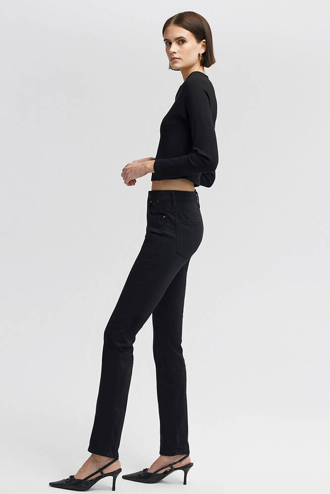 Mavi Kadın Kendra Black Gold Nıghts Pant Jean 1074622002 Siyah 